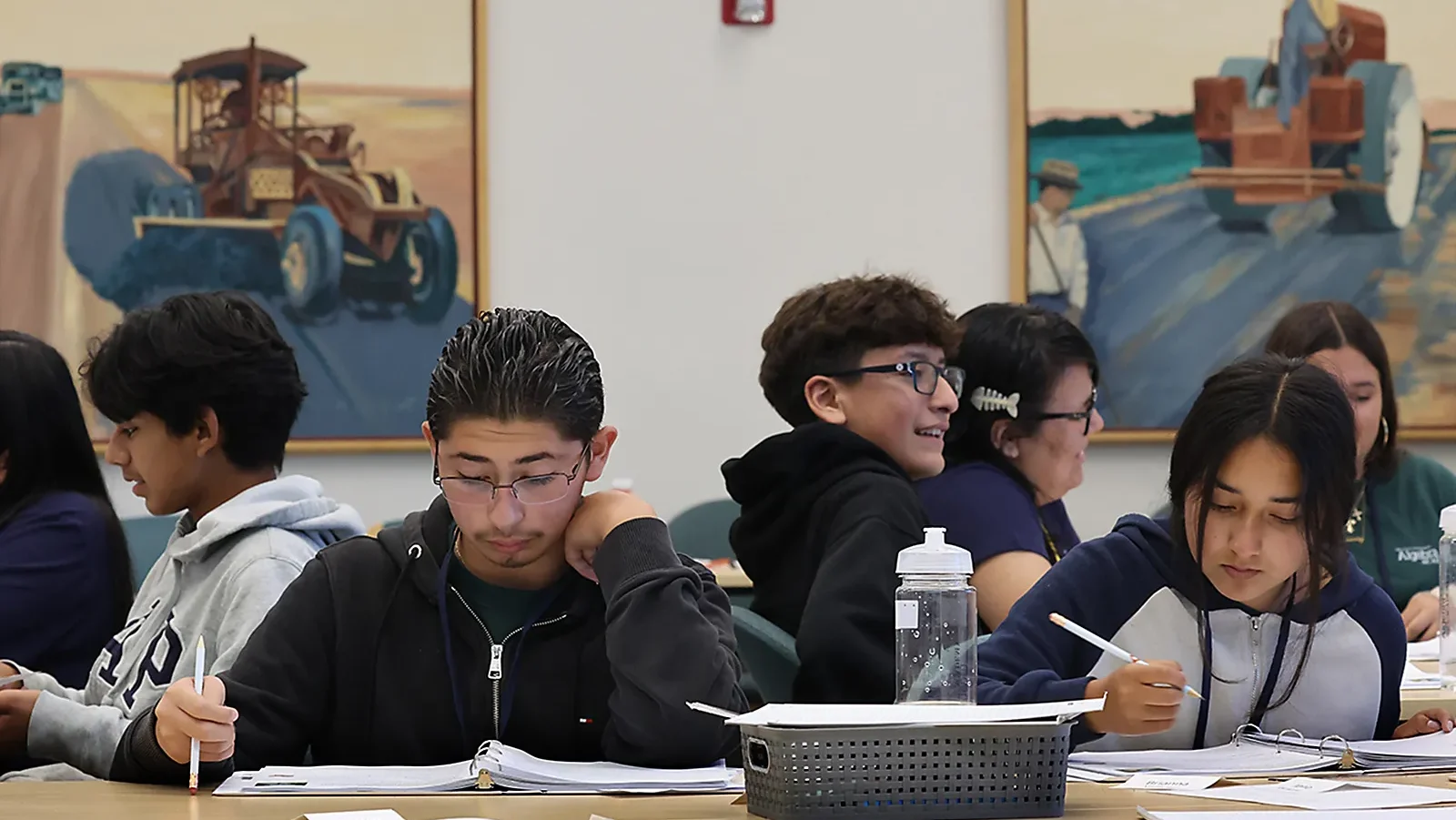 Students in classroom
